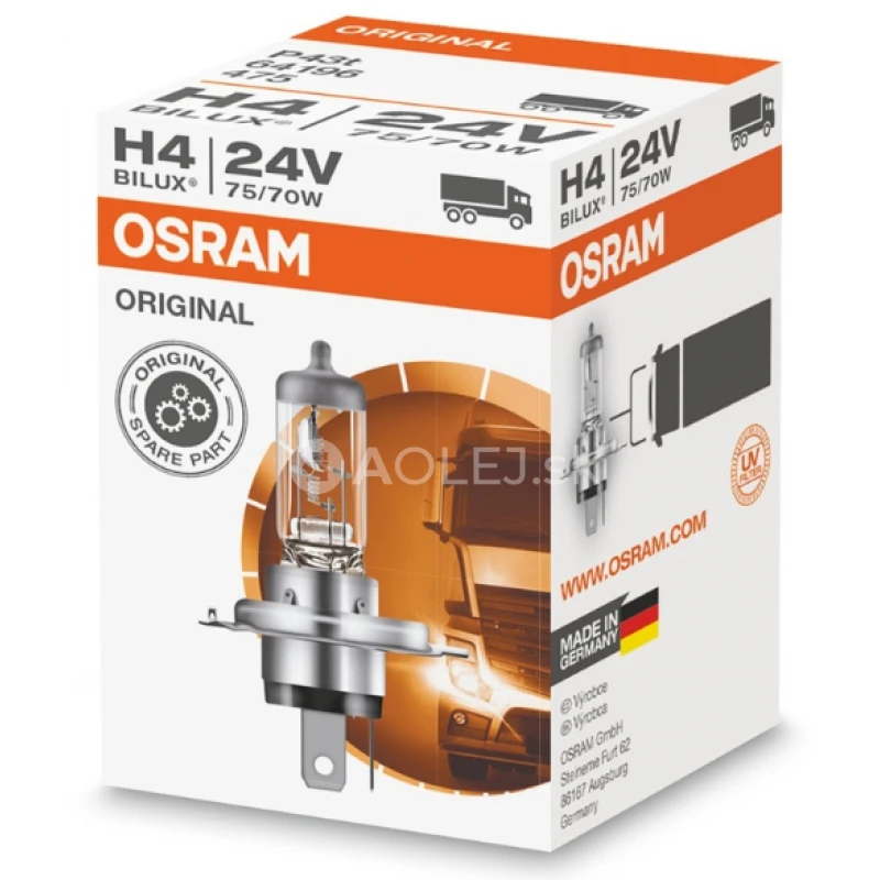 Osram H4 24V 75/70W P43t Original Line