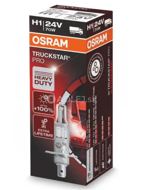 Osram H1 24V 70W P14,5s Truckstar Pro 