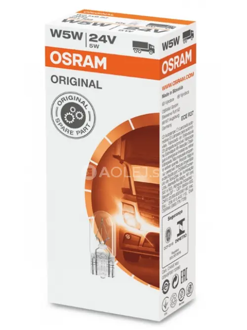 Osram W5W 24V 5W W2,1x9,5d Original Line 