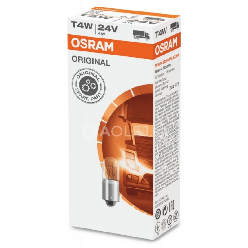 Osram T4W 24V 4W BA9s Original Line