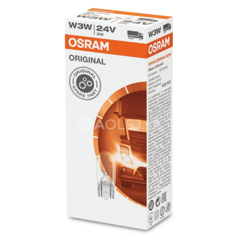 Osram W3W 24V 3W W2,1x9,5d Original Line
