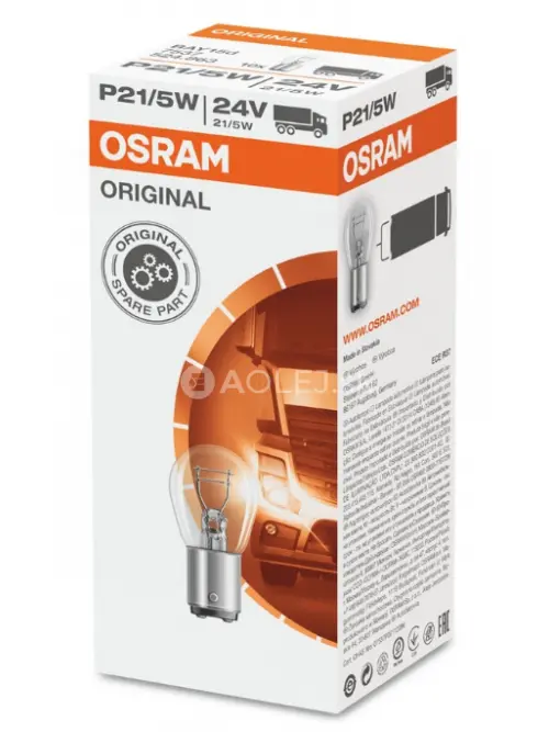 Osram P21/5W 24V 21/5W BAY15d Original Line