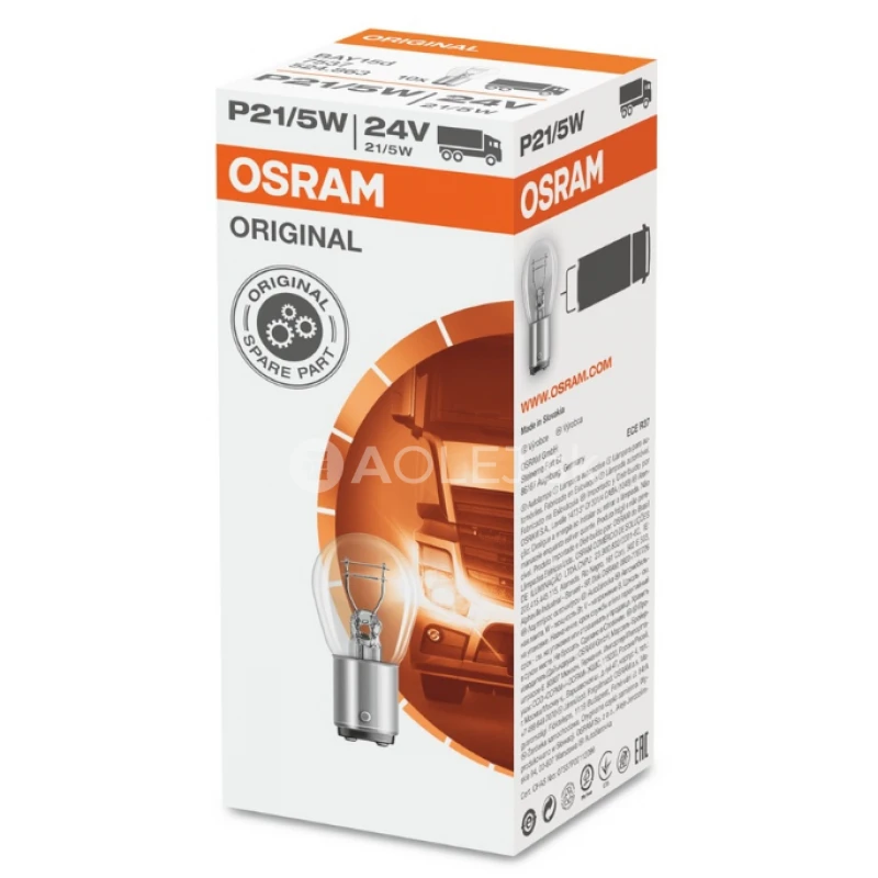 Osram P21/5W 24V 21/5W BAY15d Original Line