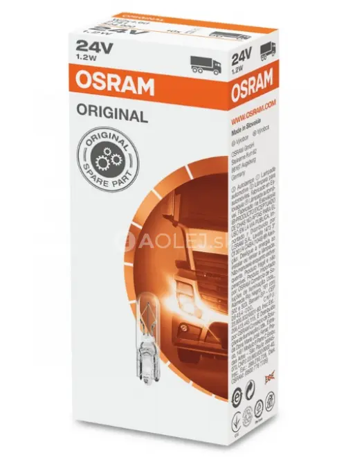 Osram 24V 1,2W W2x4,6d Original Line