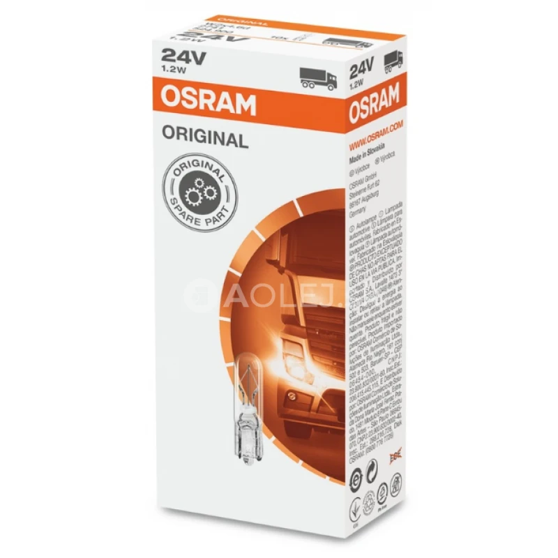 Osram 24V 1,2W W2x4,6d Original Line