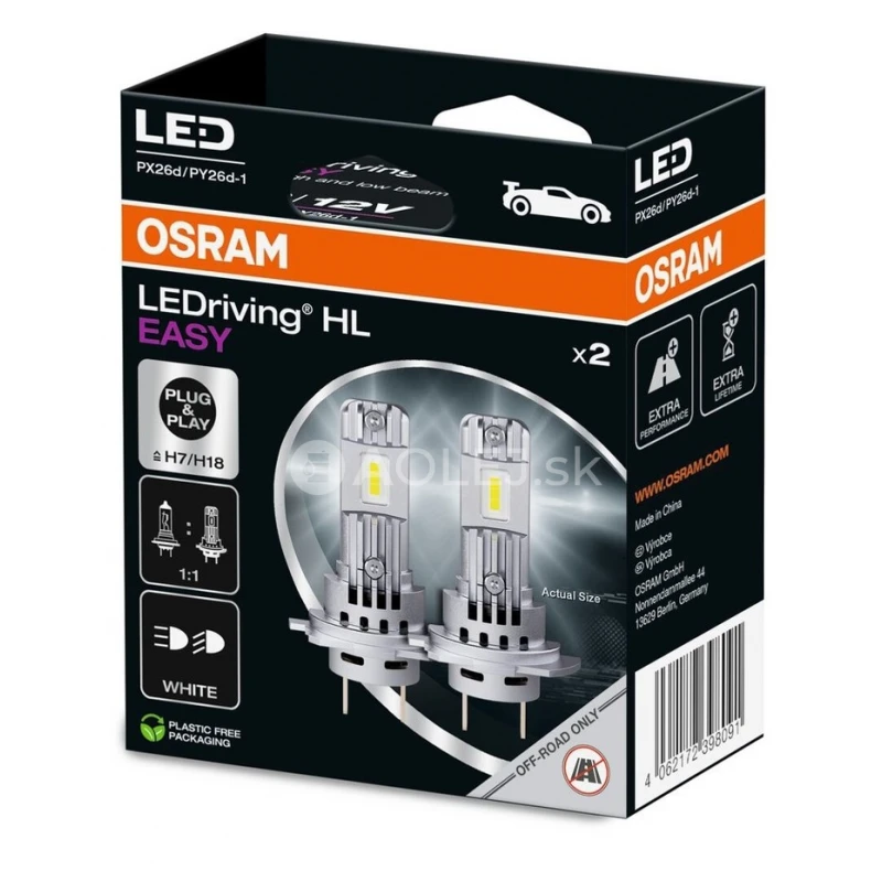 Osram H7/H18 LEDriving HL Easy 2ks