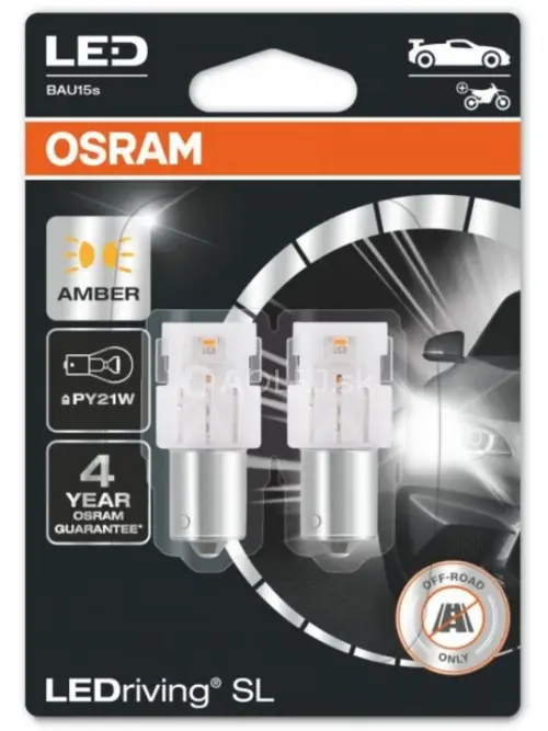 Osram PY21W 12V 1,3W BAU15s LEDriving SL (jant&aacute;rov&aacute;) - blister