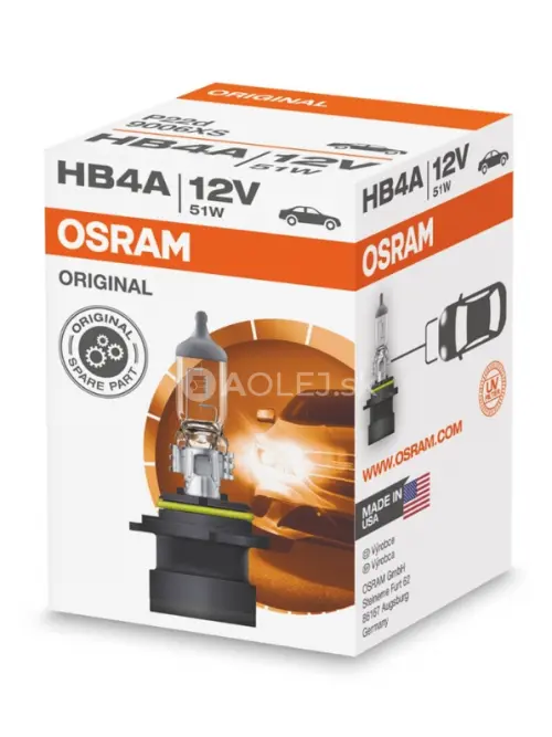 Osram HB4A 12V 51W P22d Original Line