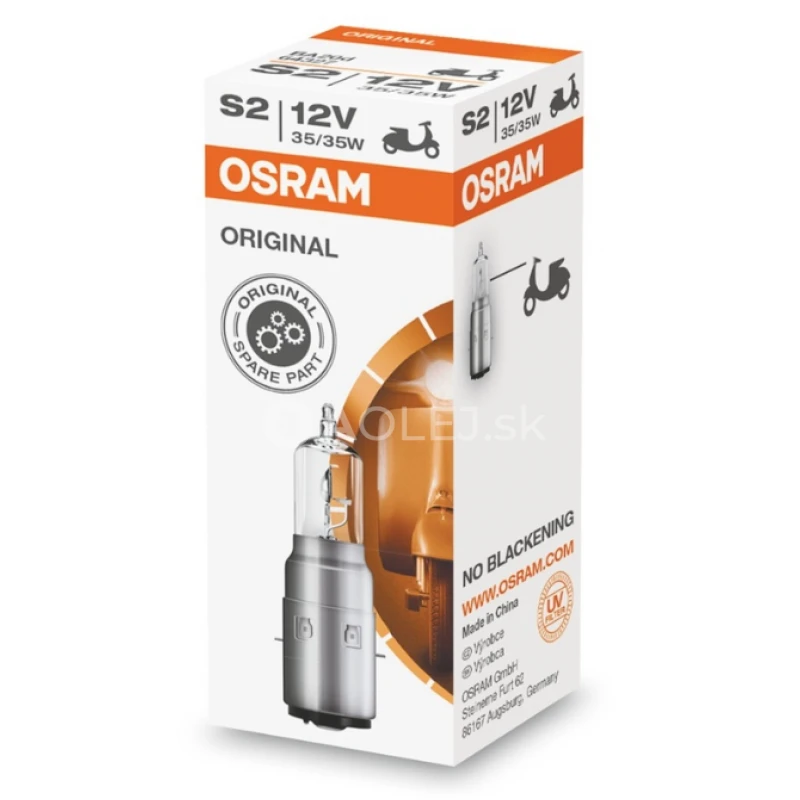 Osram S2 12V 35/35W BA20d Original Line
