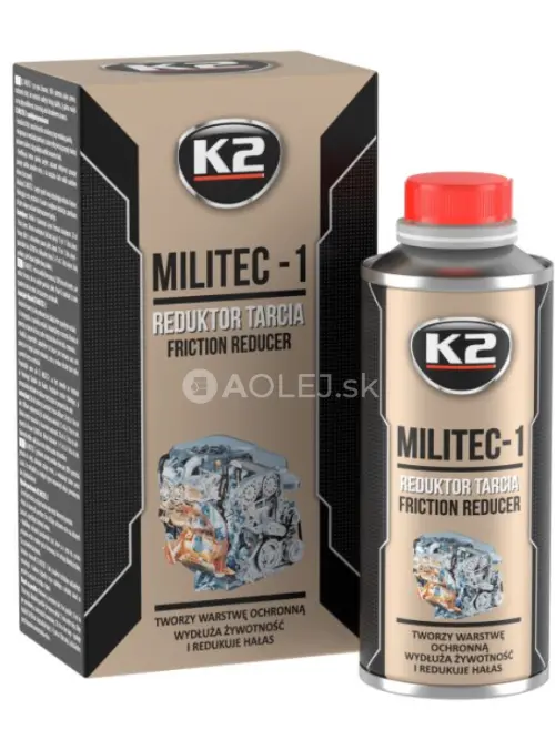 K2 Militec-1 Adit&iacute;vium do motorov&eacute;ho oleja 250ml