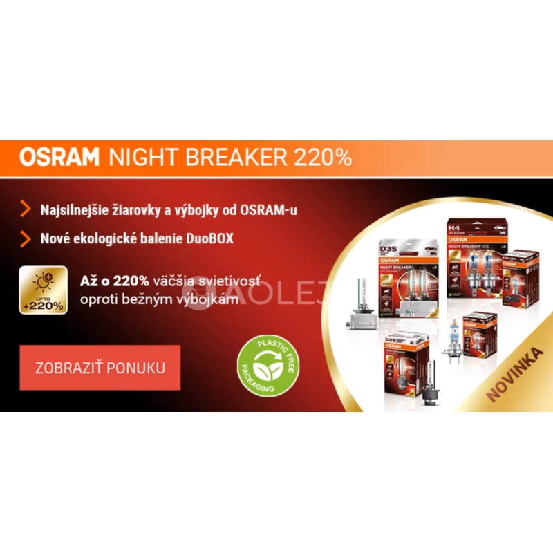 Osram H11 12V 55W PGJ19-2 Night Breaker 220%