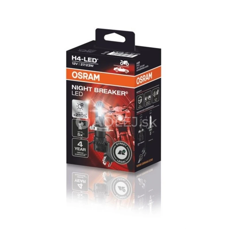 Osram H4-LED +230% Night Breaker 1ks (motocykel)