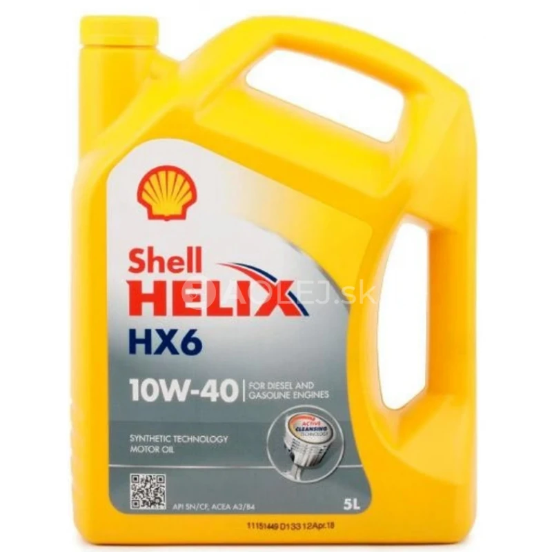 Shell Helix HX6 10W-40 5L