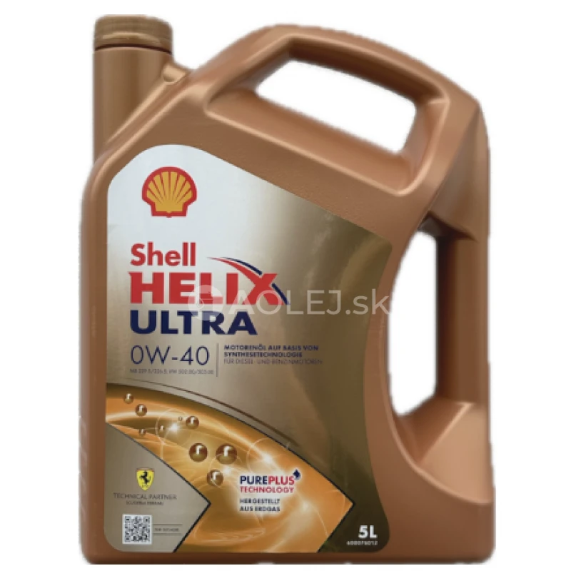 Shell Helix Ultra 0W-40 5L 
