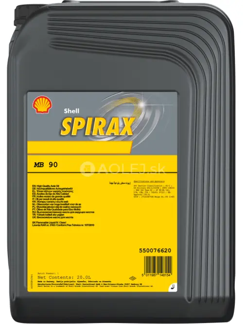 Shell Spirax MB 90 20L 