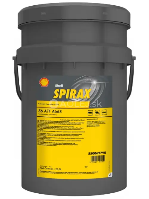 Shell Spirax S6 ATF A668 20L 