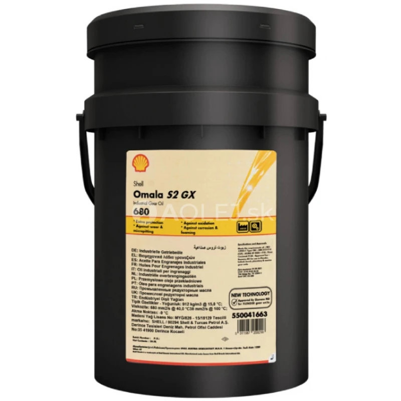 Shell Omala S2 GX 680 20L