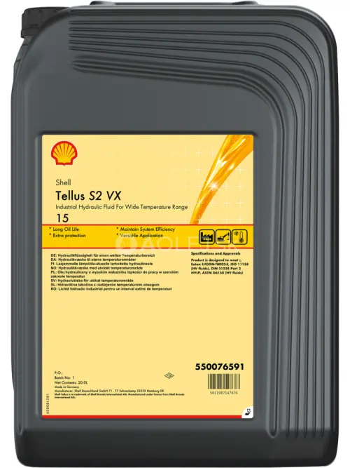 Shell Tellus S2 VX 15 20L 