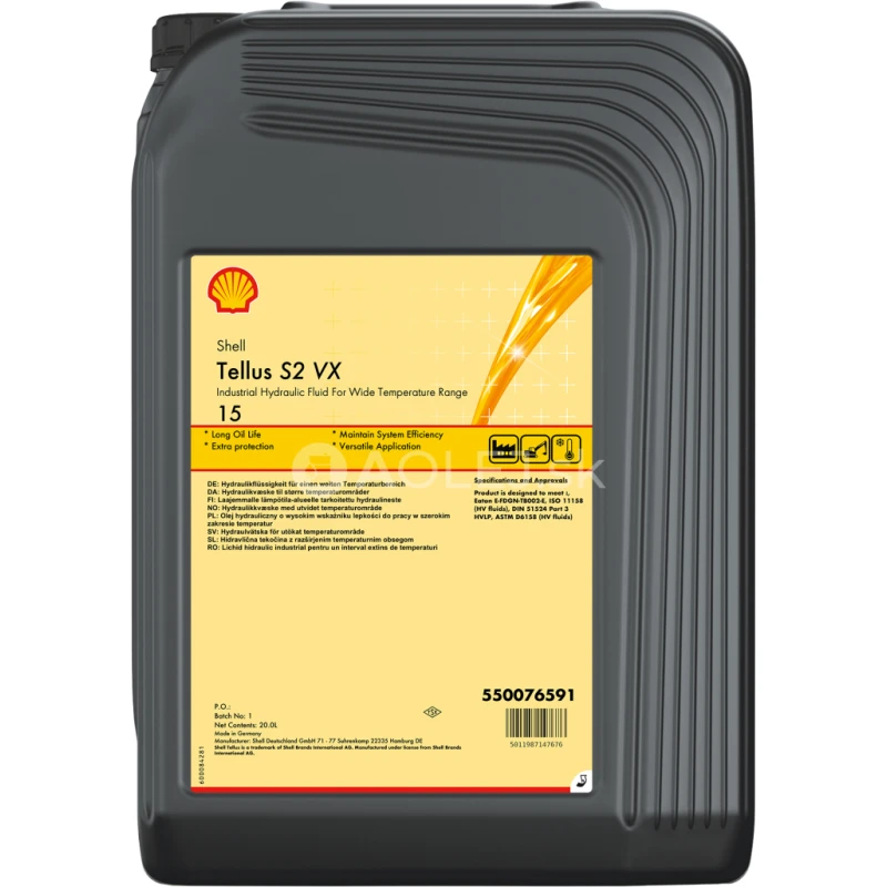 Shell Tellus S2 VX 15 20L 