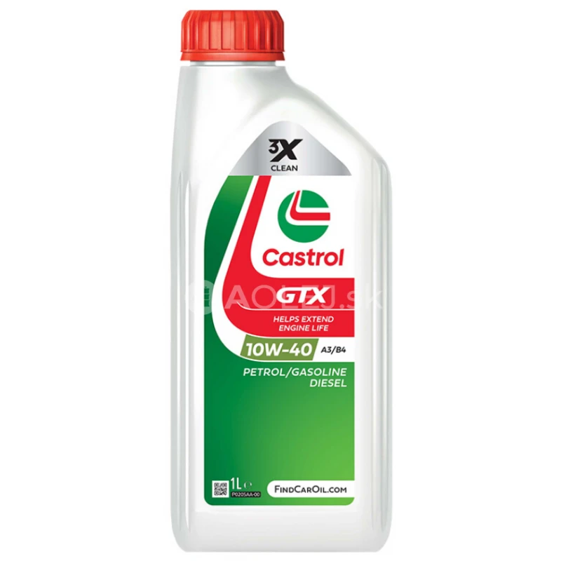 Castrol GTX Ultraclean 10W-40 A3/B4 1L