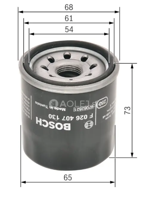 Olejov&yacute; filter P7130 Bosch F026407130