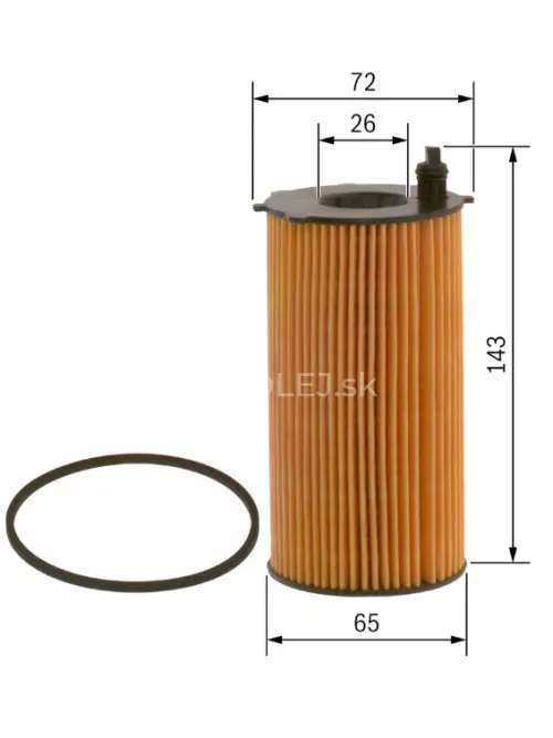 Olejov&yacute; filter P7207 BOSCH F026407207
