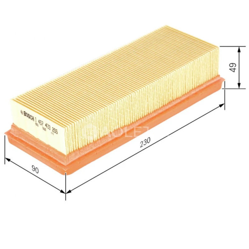 Vzduchový filter S3255 Bosch 1457433255
