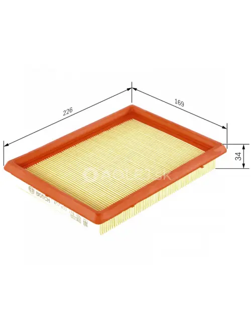 Vzduchový filter S3274 Bosch 1457433274