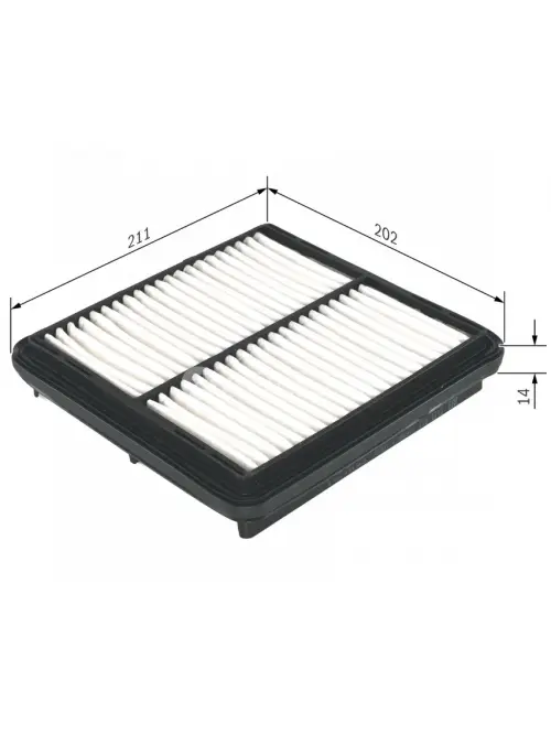 Vzduchový filter S3963 Bosch 1457433963
