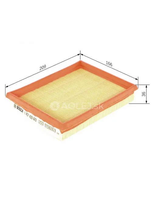 Vzduchový filter S3603 Bosch 1457433603