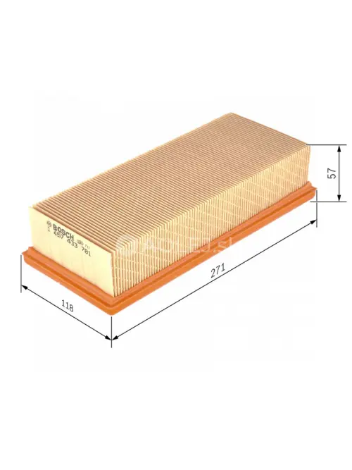 Vzduchov&yacute; filter S3781 Bosch 1457433781