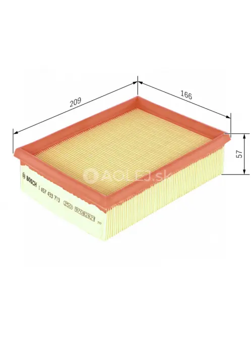 Vzduchov&yacute; filter S3713 Bosch 1457433713