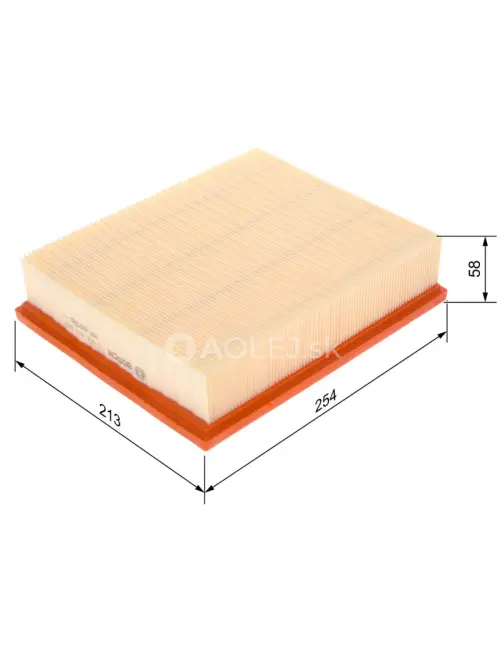 Vzduchov&yacute; filter S3698 Bosch 1457433698