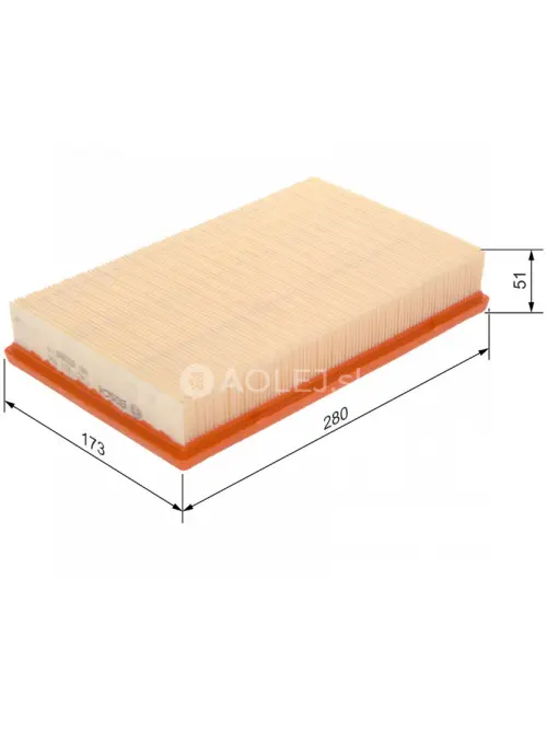 Vzduchov&yacute; filter S3096 Bosch 1457433096