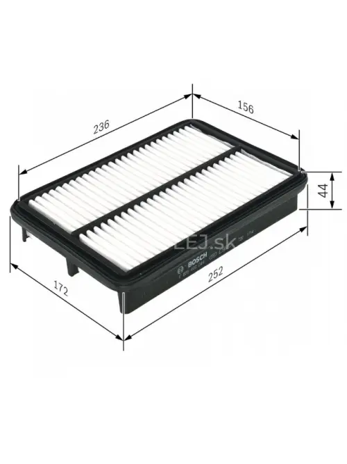 Vzduchový filter S0044 Bosch F026400044