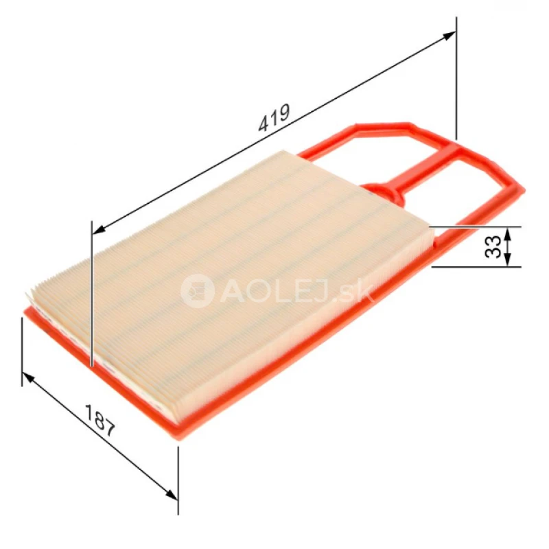 Vzduchov&yacute; filter S3716 Bosch 1457433716