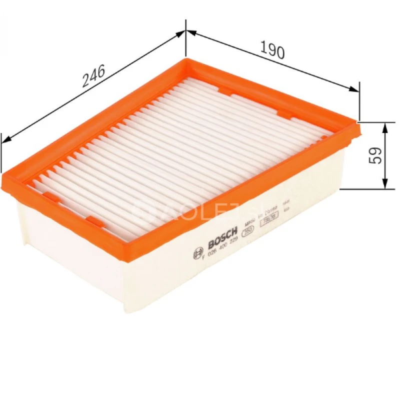 Vzduchový filter S0229 Bosch F026400229