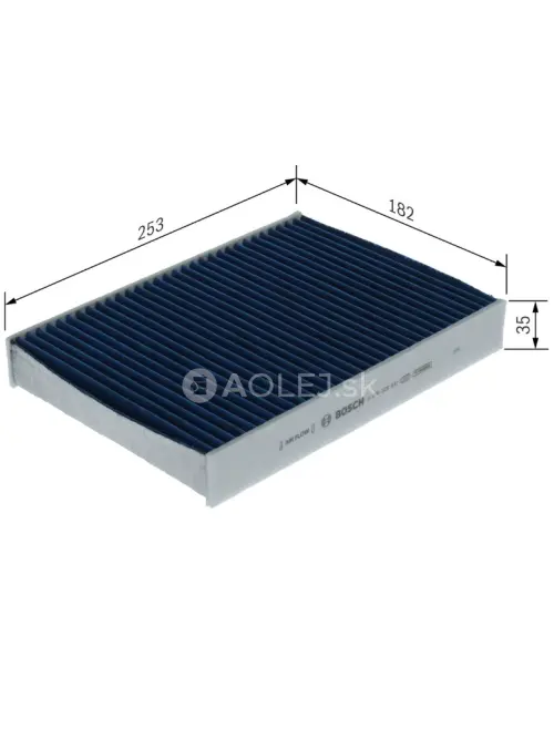 Kab&iacute;nov&yacute; filter A8657 Bosch 0986628657