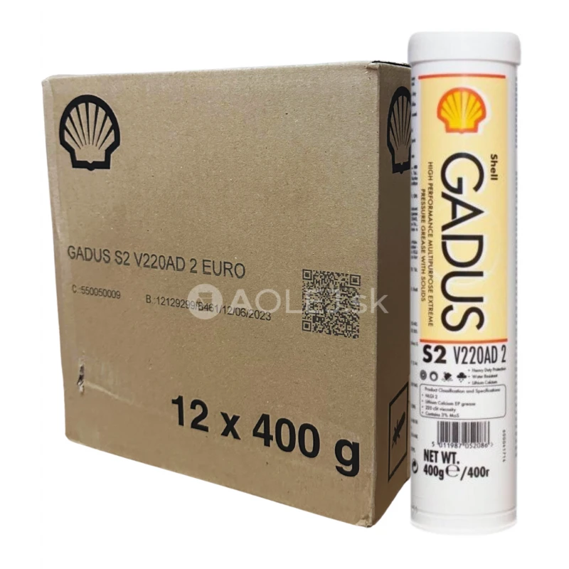 Shell Gadus S2 V220AD 2 12x400g