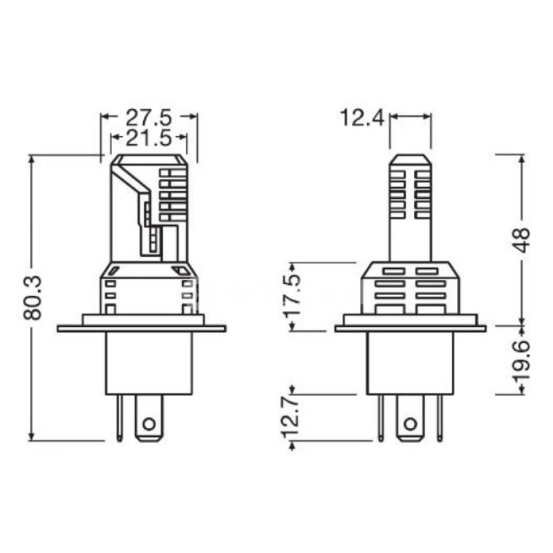 Osram H4/H19 LEDriving HL Easy 6000K 1ks