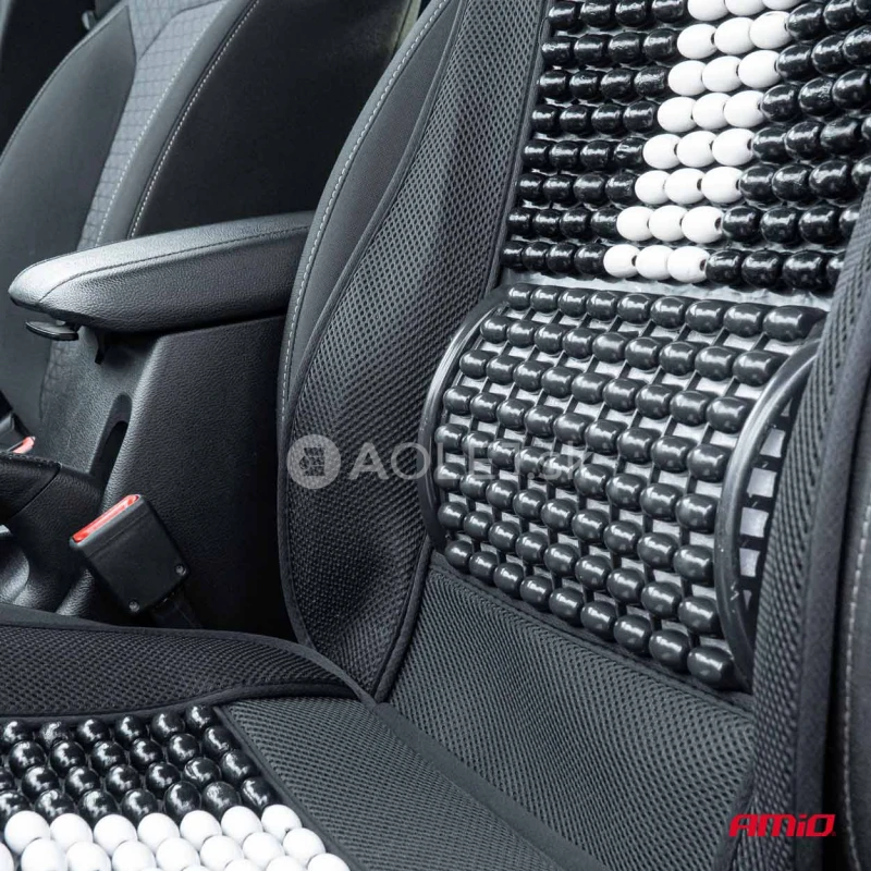 Podložka na sedadlo s opierkou hlavy a bedier AMIO-03648