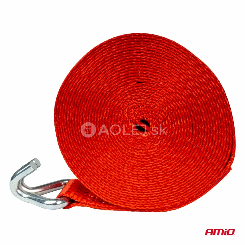 Dopravný pás s hákom ERGO 5000 kg 9,60m 50mm 5T AMIO-03998