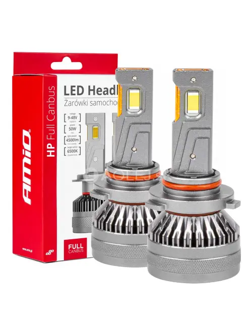 LED žiarovky hlavn&eacute;ho svietenia HB3 9005/HIR1 9011/H10 HP s&eacute;ria Full Canbus AMiO-03678
