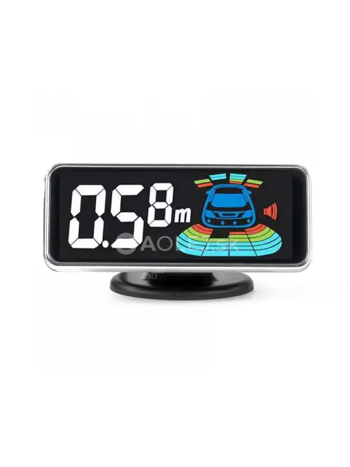 Parkovací asistent LED-GRAF 3D 4-senzorové bielé