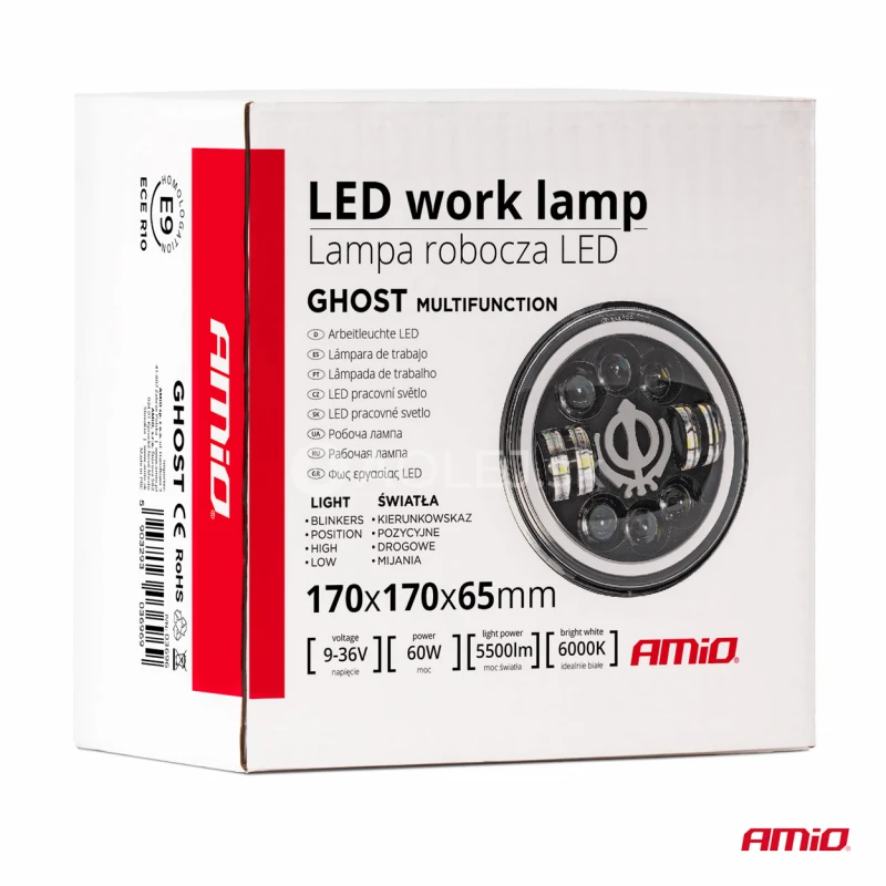 Pracovné LED svetlo Multifunction 9-36V, 60W