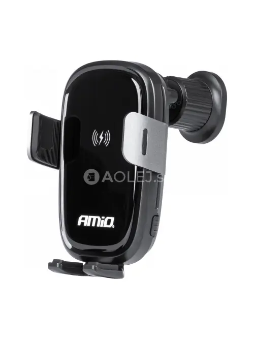 Držiak na telefón s bezdrôtovou nabíjačkou 15W AMiO-03778