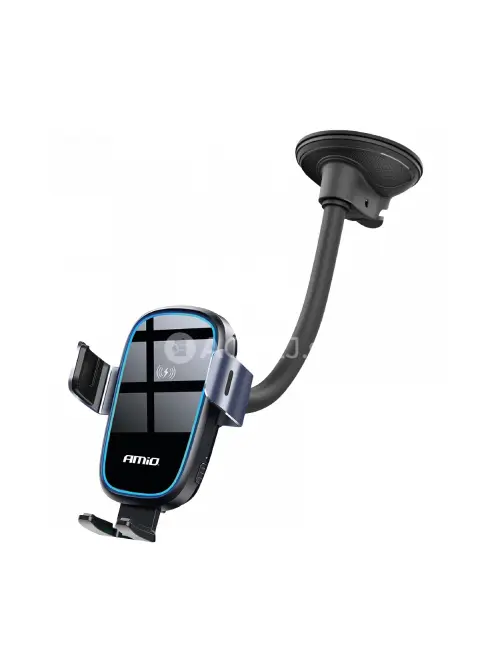 Automatický držiak telefónu s bezdrôtovým indukčným nabíjaním 15W AMIO-03780