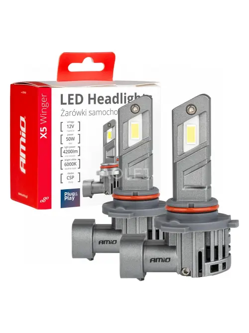 LED žiarovky X5-series WINGER H3 6000K max 50W AMIO-03948