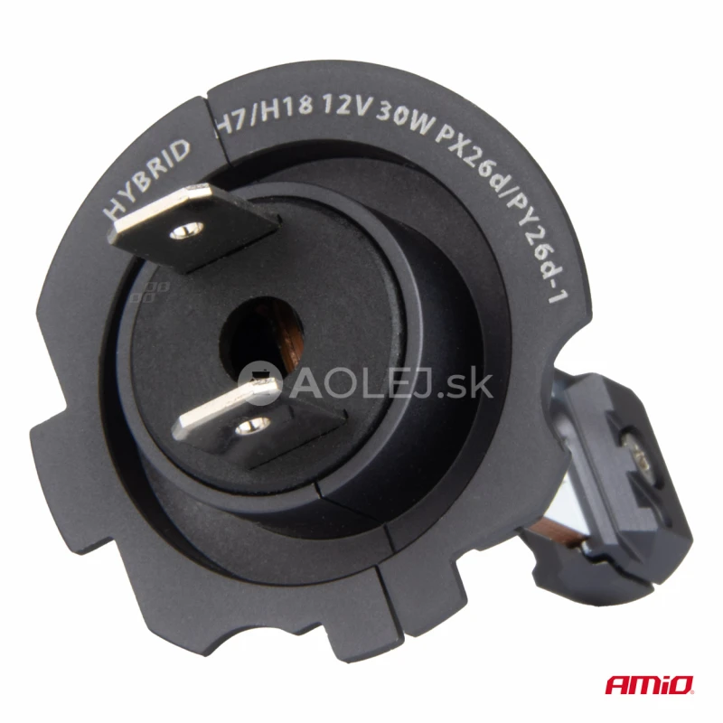 LED žiarovky hlavn&eacute;ho svietenia Hybrid s&eacute;ria H7 H18 6000K Canbus 60W Amio