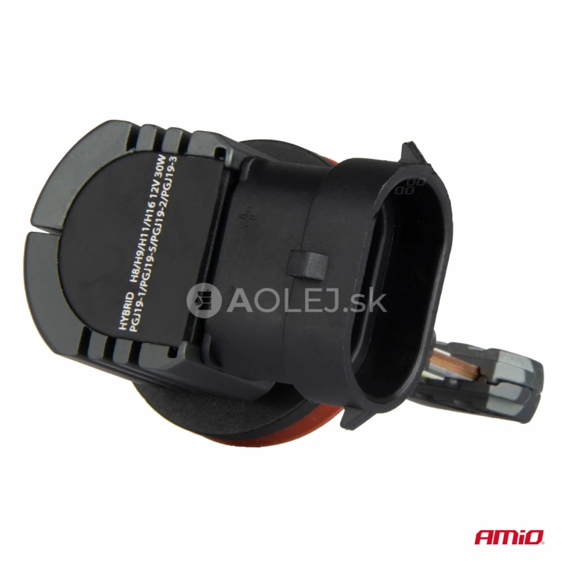 LED žiarovky hlavn&eacute;ho svietenia Hybrid s&eacute;ria H8 H9 H11 H16 6000K Canbus 60W Amio
